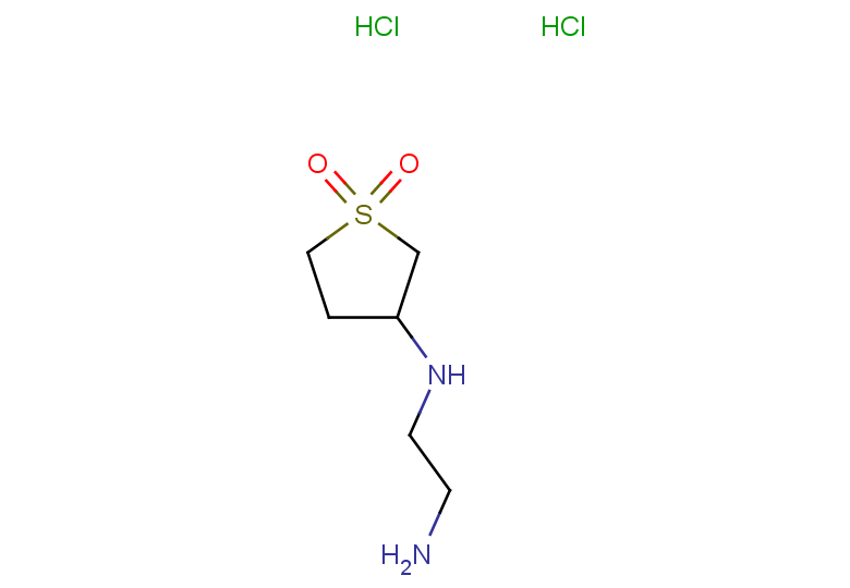 3-[(2-aminoethyl)amino]-1lambda6-thiolane-1,1-dione dihydrochloride
