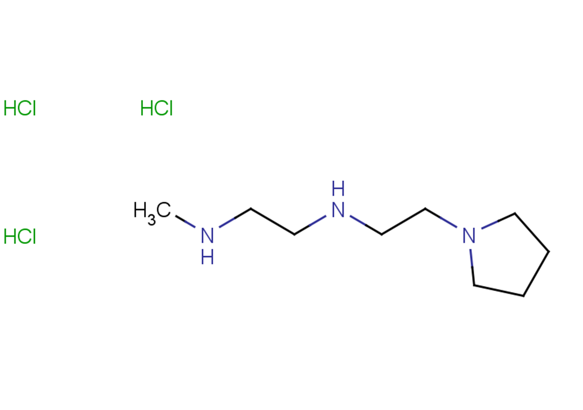 [2-(methylamino)ethyl][2-(pyrrolidin-1-yl)ethyl]amine trihydrochloride