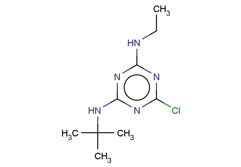 2-N-tert-butyl-6-chloro-4-N-ethyl-1,3,5-triazine-2,4-diamine