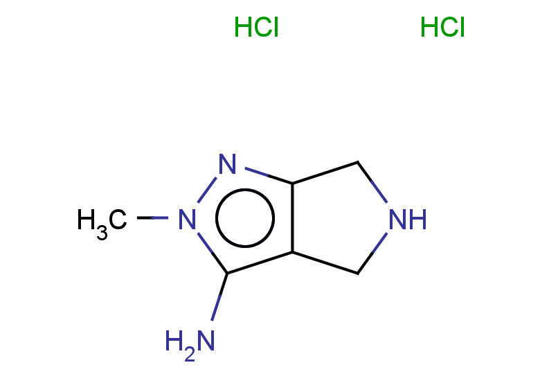 2-methyl-2H,4H,5H,6H-pyrrolo[3,4-c]pyrazol-3-amine dihydrochloride
