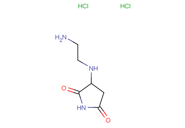 3-[(2-aminoethyl)amino]pyrrolidine-2,5-dione dihydrochloride