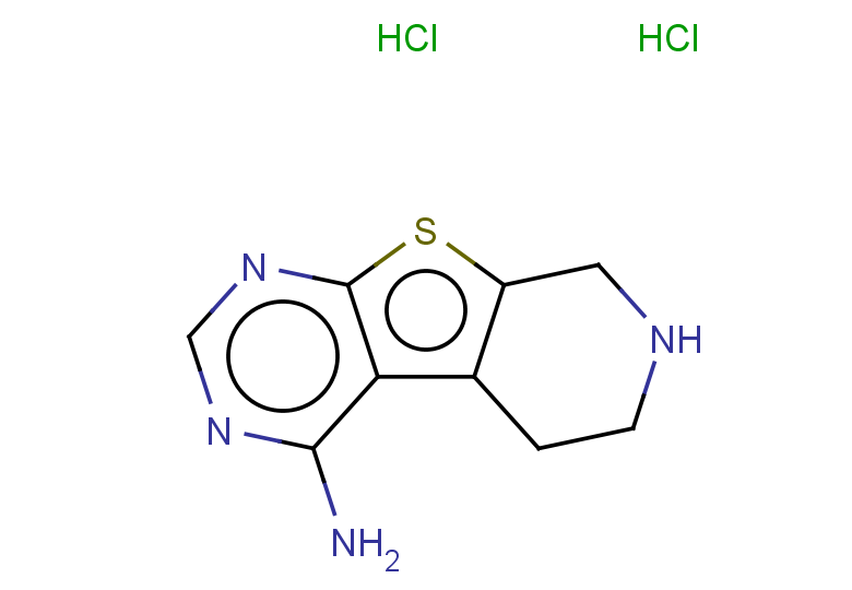 8-thia-4,6,11-triazatricyclo[7.4.0.0,2,7]trideca-1(9),2,4,6-tetraen-3-amine dihydrochloride