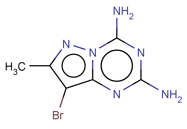 8-bromo-7-methylpyrazolo[1,5-a][1,3,5]triazine-2,4-diamine