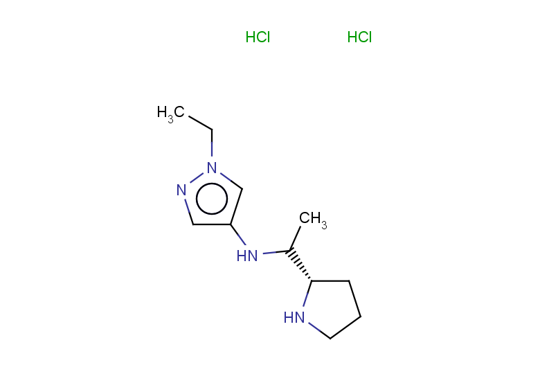 1-ethyl-N-{1-[(2S)-pyrrolidin-2-yl]ethyl}-1H-pyrazol-4-amine dihydrochloride
