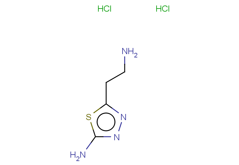 5-(2-aminoethyl)-1,3,4-thiadiazol-2-amine dihydrochloride