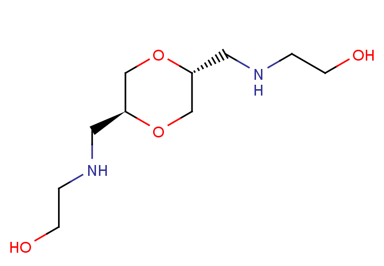rac-2-({[(2R,5S)-5-{[(2-hydroxyethyl)amino]methyl}-1,4-dioxan-2-yl]methyl}amino)ethan-1-ol, trans