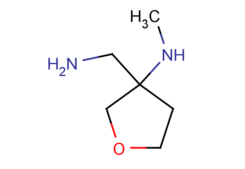 3-(aminomethyl)-N-methyloxolan-3-amine