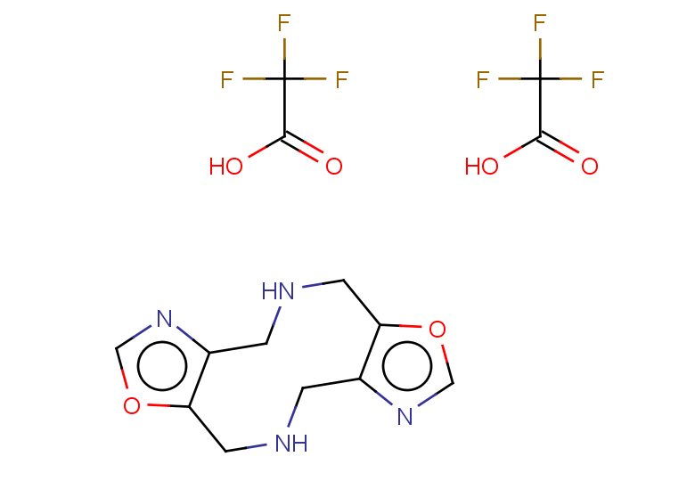 6,14-dioxa-3,8,11,16-tetraazatricyclo[11.3.0.0,5,9]hexadeca-1(13),5(9),7,15-tetraene, bis(trifluoroacetic acid)