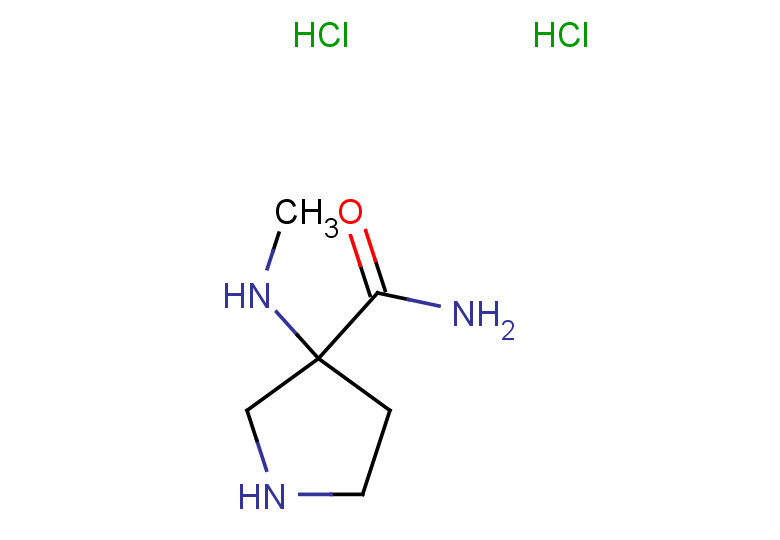 3-(methylamino)pyrrolidine-3-carboxamide dihydrochloride