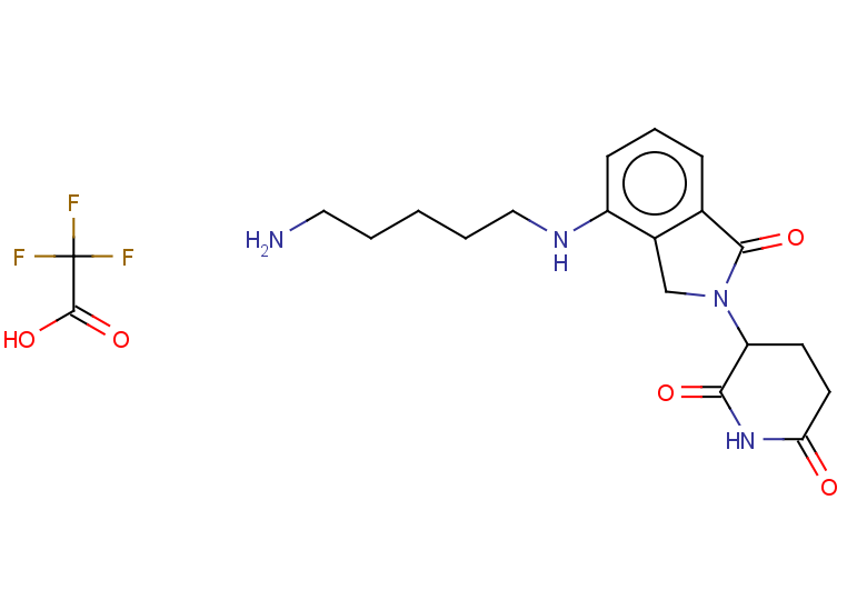 2,2,2-trifluoroacetic acid; 3-{4-[(5-aminopentyl)amino]-1-oxo-2,3-dihydro-1H-isoindol-2-yl}piperidine-2,6-dione