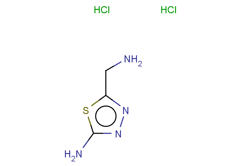 5-(aminomethyl)-1,3,4-thiadiazol-2-amine dihydrochloride