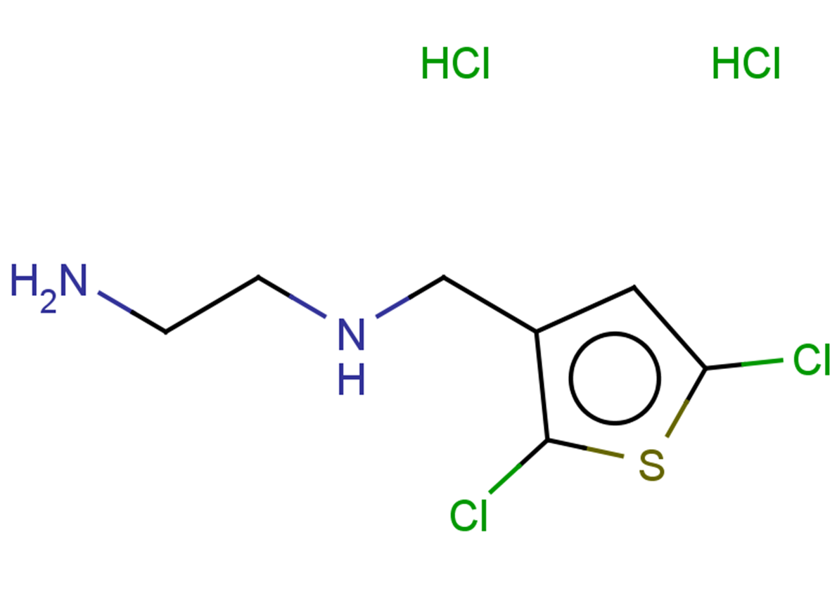 (2-aminoethyl)[(2,5-dichlorothiophen-3-yl)methyl]amine dihydrochloride