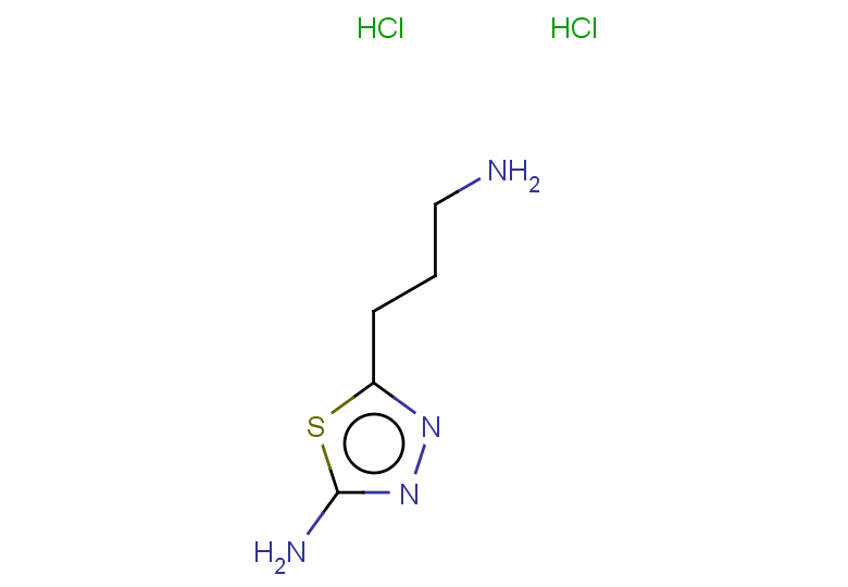 5-(3-aminopropyl)-1,3,4-thiadiazol-2-amine dihydrochloride