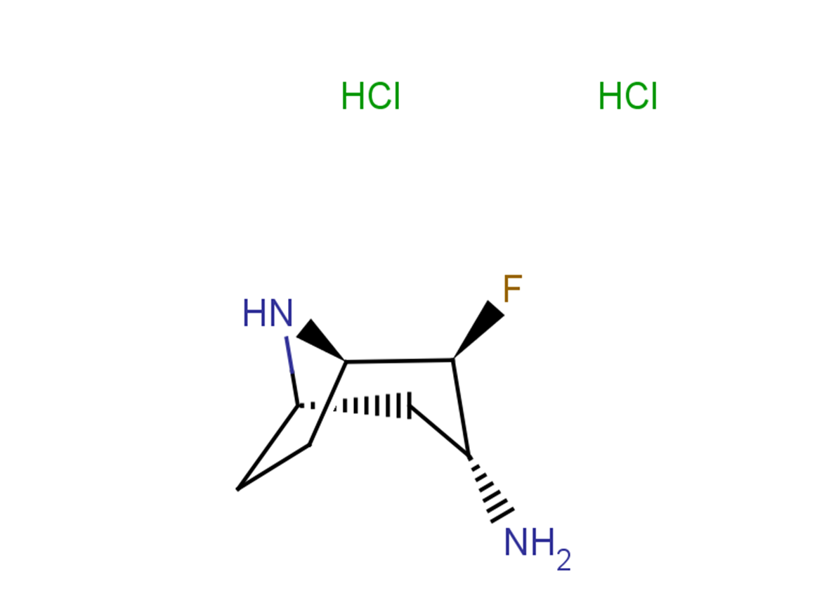 rac-(1R,2S,3R,5S)-2-fluoro-8-azabicyclo[3.2.1]octan-3-amine dihydrochloride