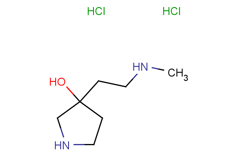 3-[2-(methylamino)ethyl]pyrrolidin-3-ol dihydrochloride