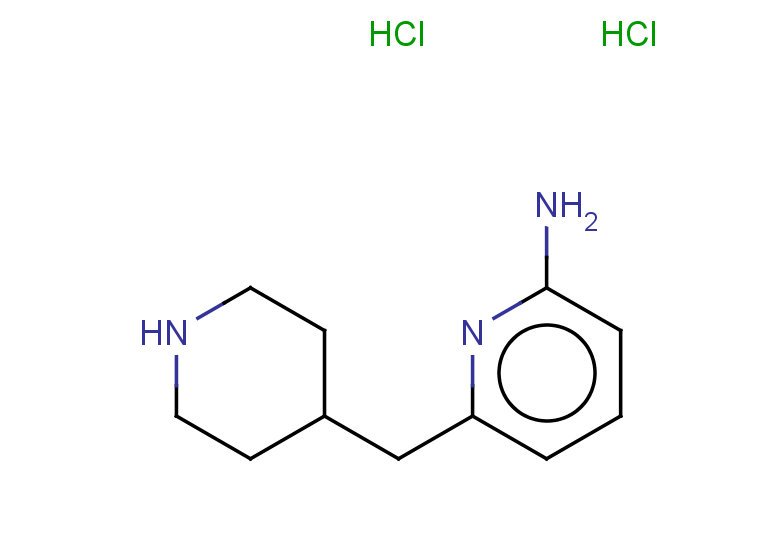 6-(piperidin-4-ylmethyl)pyridin-2-amine dihydrochloride