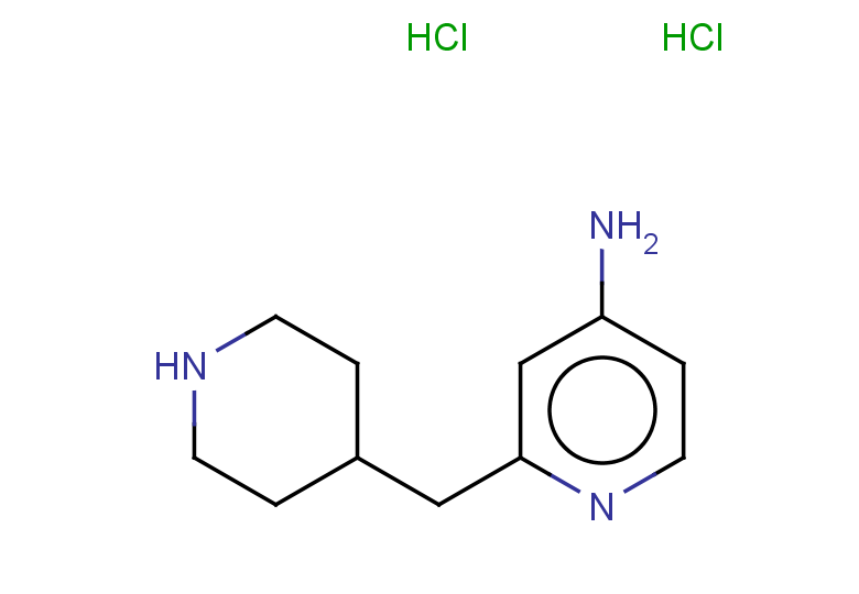 2-(piperidin-4-ylmethyl)pyridin-4-amine dihydrochloride