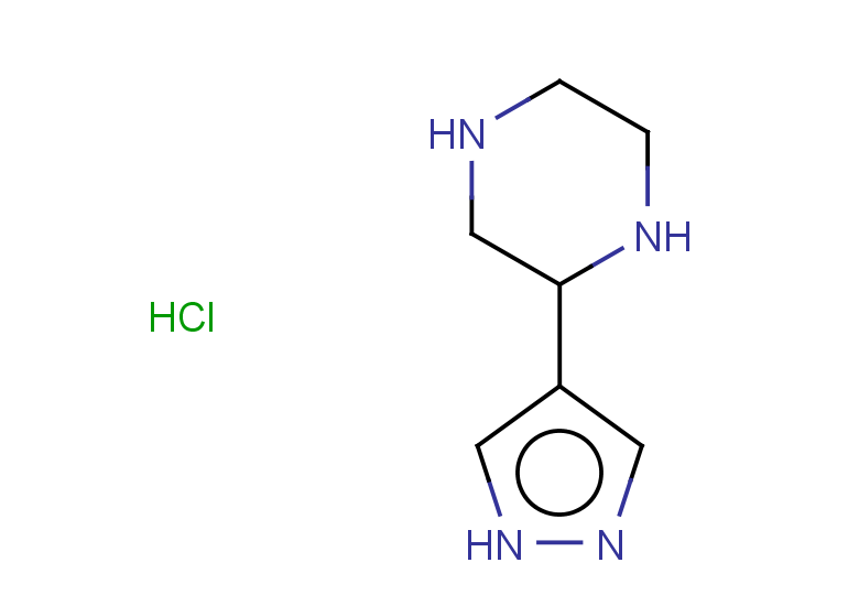 2-(1H-pyrazol-4-yl)piperazine hydrochloride