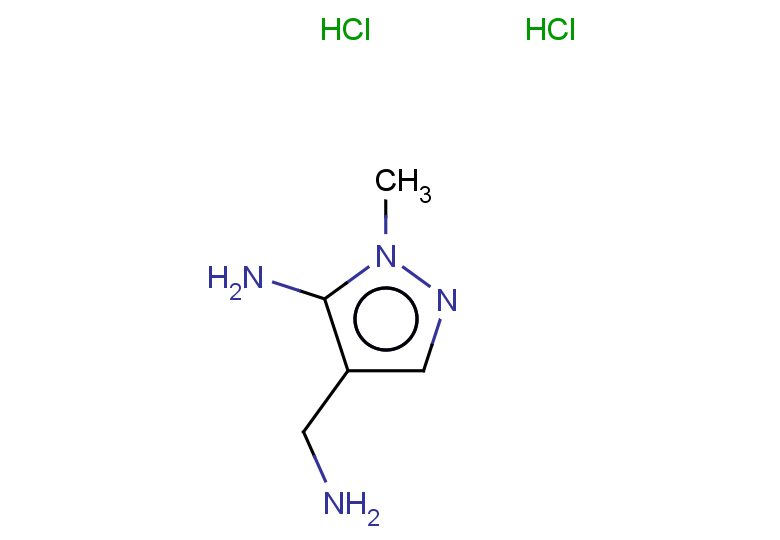 4-(aminomethyl)-1-methyl-1H-pyrazol-5-amine dihydrochloride