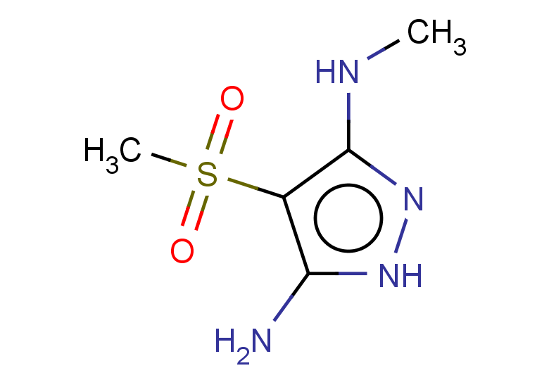 4-methanesulfonyl-3-N-methyl-1H-pyrazole-3,5-diamine