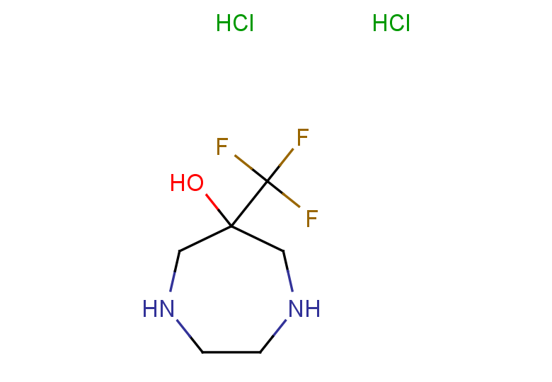 6-(trifluoromethyl)-1,4-diazepan-6-ol dihydrochloride