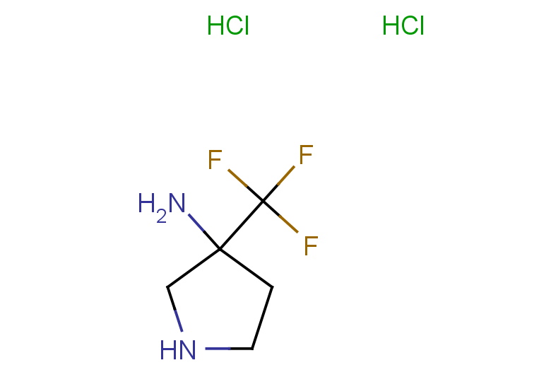 3-(trifluoromethyl)pyrrolidin-3-amine dihydrochloride