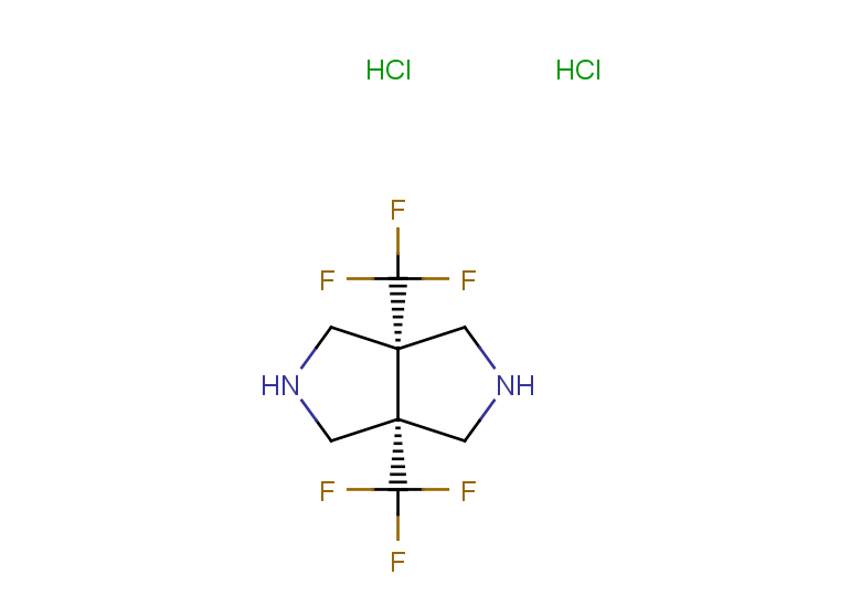 rac-(3as,6as)-3a,6a-bis(trifluoromethyl)-octahydropyrrolo[3,4-c]pyrrole dihydrochloride, cis