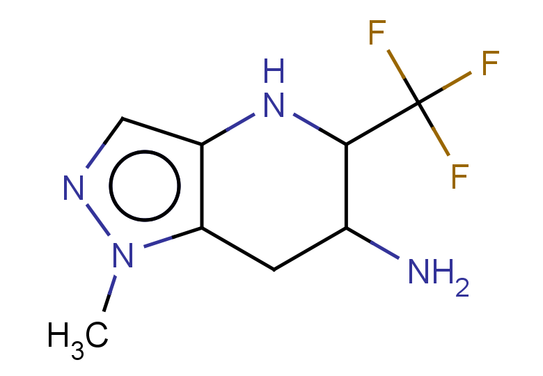 1-methyl-5-(trifluoromethyl)-1H,4H,5H,6H,7H-pyrazolo[4,3-b]pyridin-6-amine