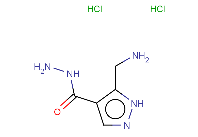 5-(aminomethyl)-1H-pyrazole-4-carbohydrazide dihydrochloride
