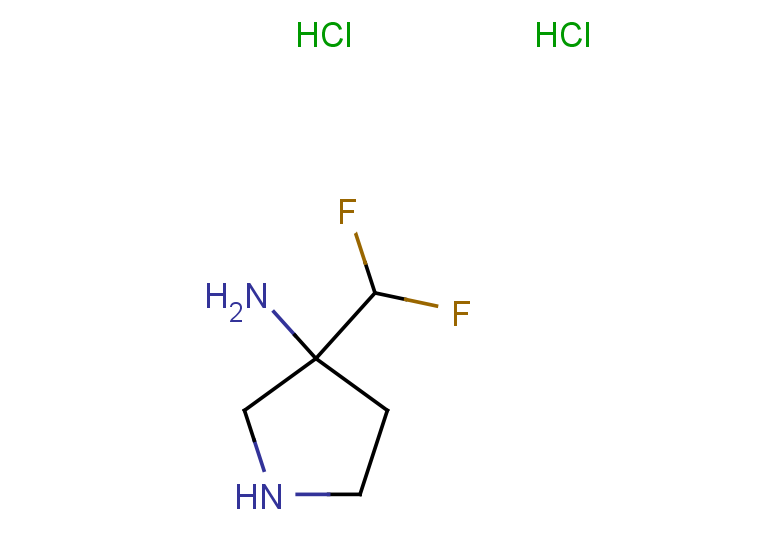 3-(difluoromethyl)pyrrolidin-3-amine dihydrochloride