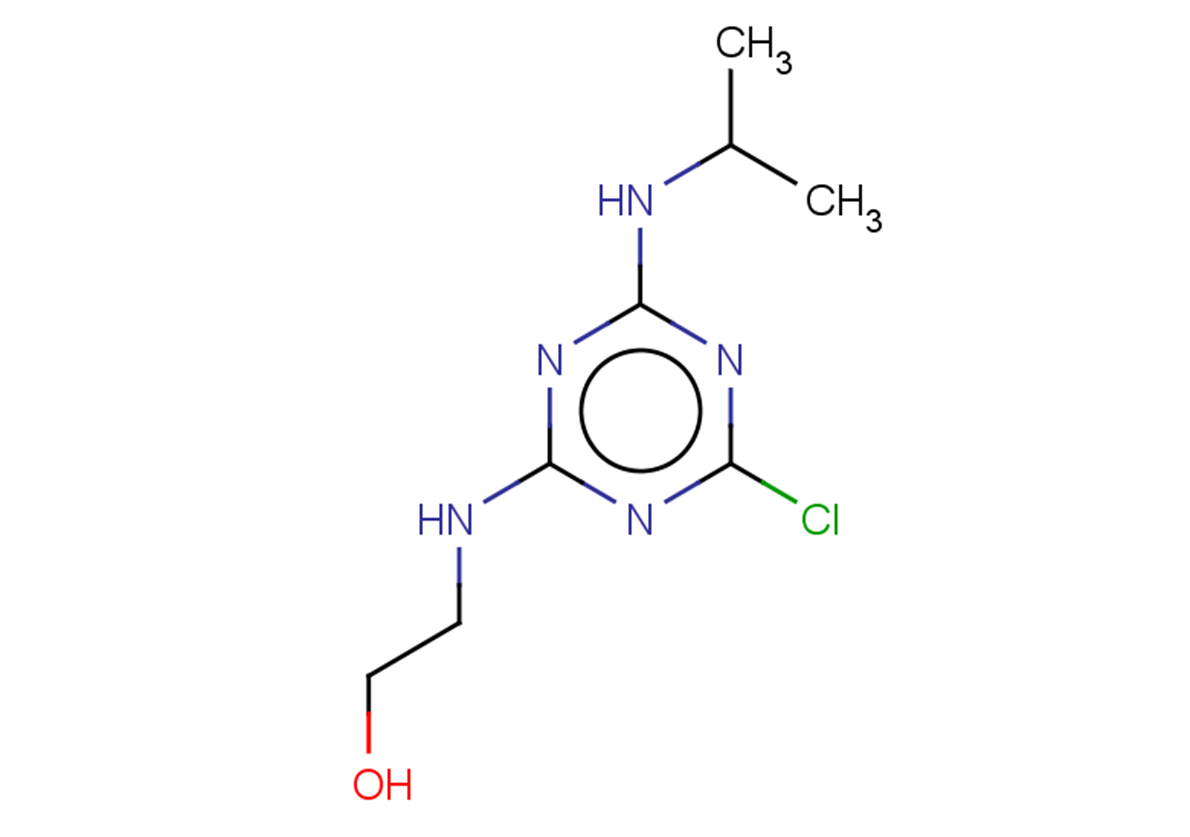 2-({4-chloro-6-[(propan-2-yl)amino]-1,3,5-triazin-2-yl}amino)ethan-1-ol