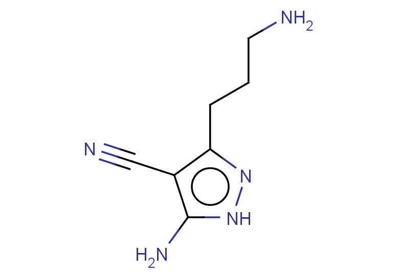 5-amino-3-(3-aminopropyl)-1H-pyrazole-4-carbonitrile