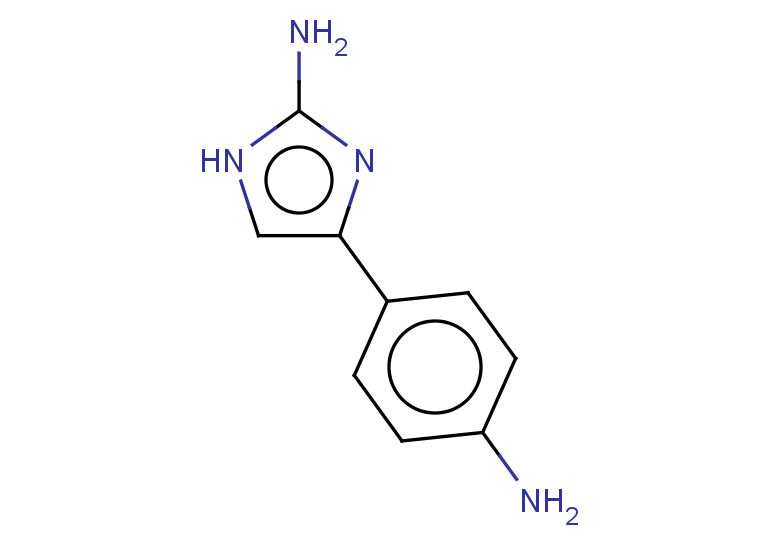 4-(4-aminophenyl)-1H-imidazol-2-amine