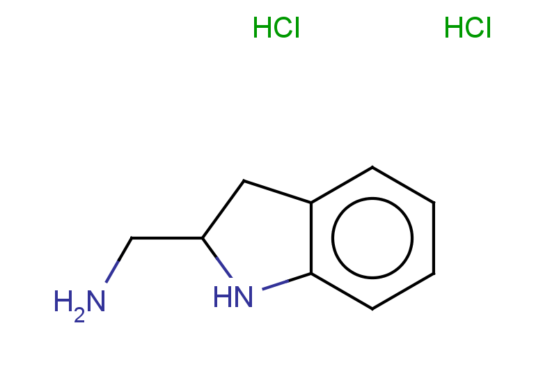 2,3-dihydro-1H-indol-2-ylmethanamine dihydrochloride