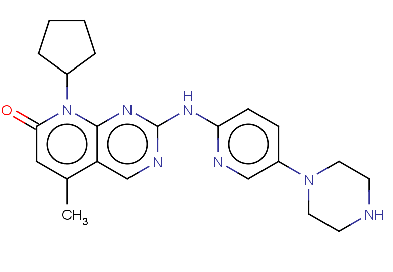 8-cyclopentyl-5-methyl-2-{[5-(piperazin-1-yl)pyridin-2-yl]amino}-7H,8H-pyrido[2,3-d]pyrimidin-7-one