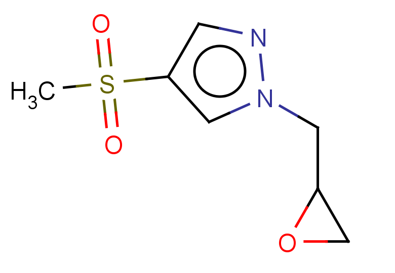 4-methanesulfonyl-1-[(oxiran-2-yl)methyl]-1H-pyrazole