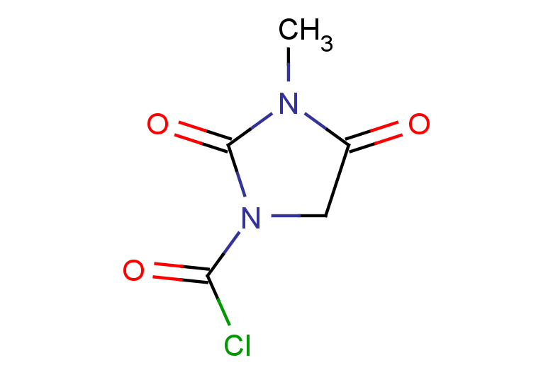 3-methyl-2,4-dioxoimidazolidine-1-carbonyl chloride