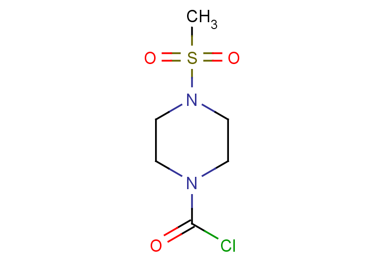 4-methanesulfonylpiperazine-1-carbonyl chloride