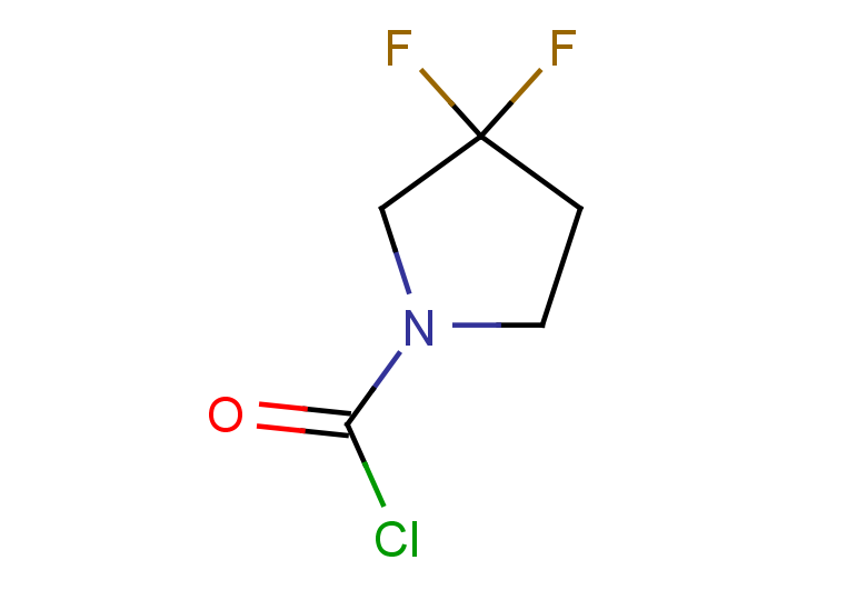 3,3-difluoropyrrolidine-1-carbonyl chloride