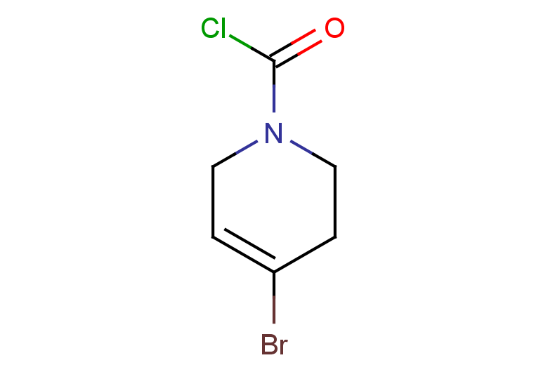 4-bromo-1,2,3,6-tetrahydropyridine-1-carbonyl chloride