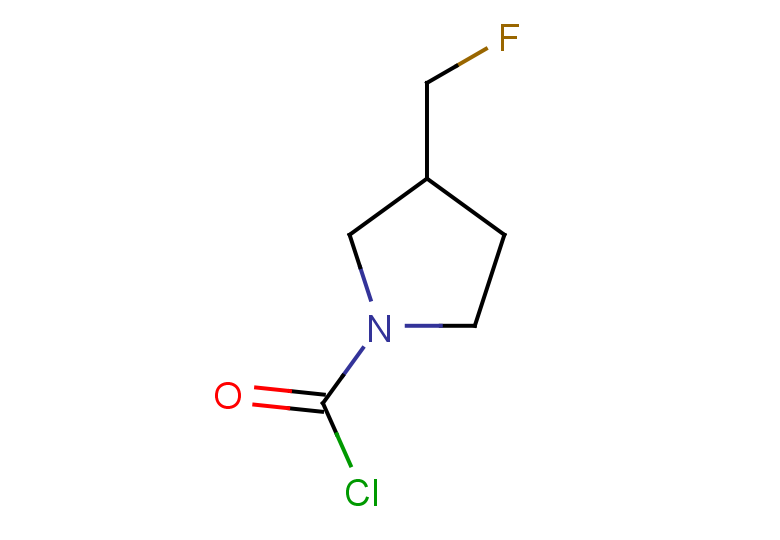 3-(fluoromethyl)pyrrolidine-1-carbonyl chloride