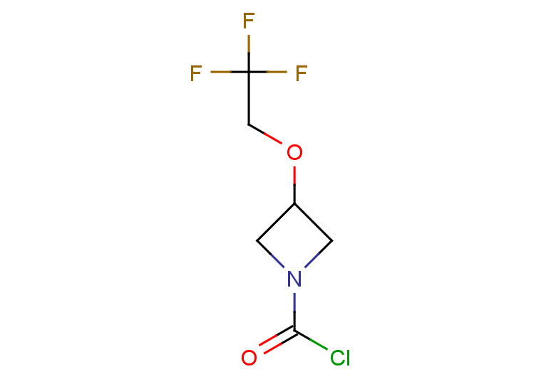 3-(2,2,2-trifluoroethoxy)azetidine-1-carbonyl chloride