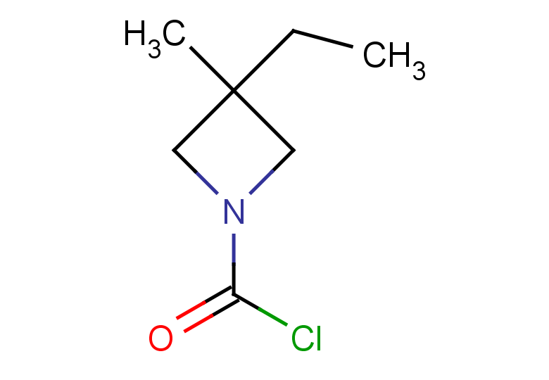 3-ethyl-3-methylazetidine-1-carbonyl chloride