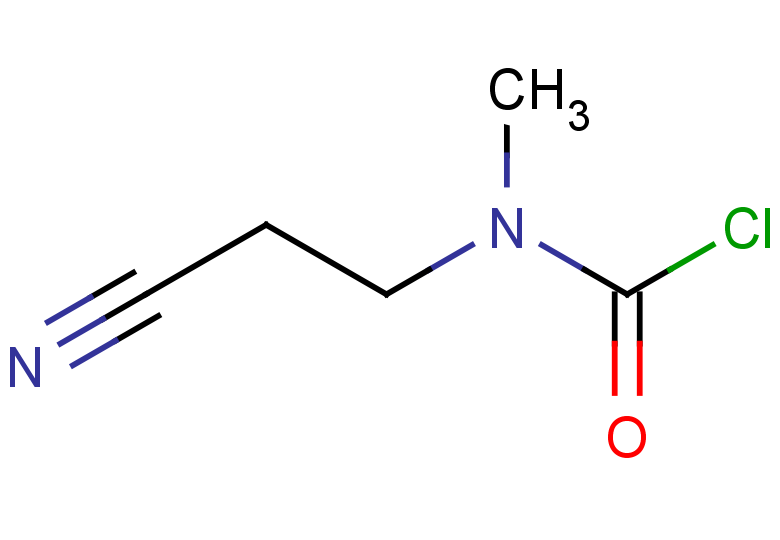 N-(2-cyanoethyl)-N-methylcarbamoyl chloride