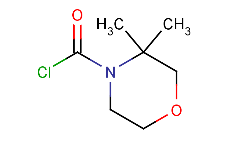 3,3-dimethylmorpholine-4-carbonyl chloride
