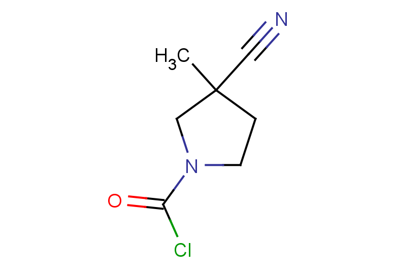 3-cyano-3-methylpyrrolidine-1-carbonyl chloride