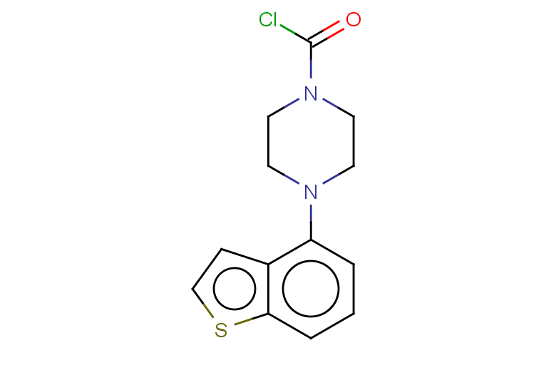 4-(1-benzothiophen-4-yl)piperazine-1-carbonyl chloride