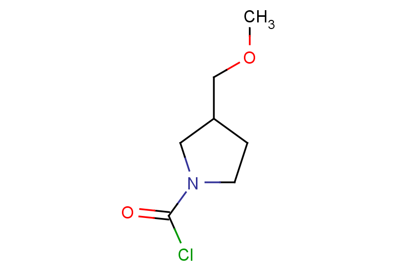 3-(methoxymethyl)pyrrolidine-1-carbonyl chloride