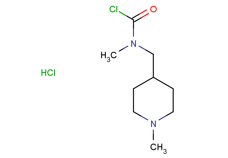 N-methyl-N-[(1-methylpiperidin-4-yl)methyl]carbamoyl chloride hydrochloride