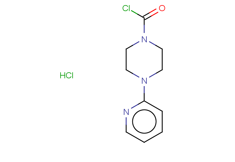 4-(pyridin-2-yl)piperazine-1-carbonyl chloride hydrochloride